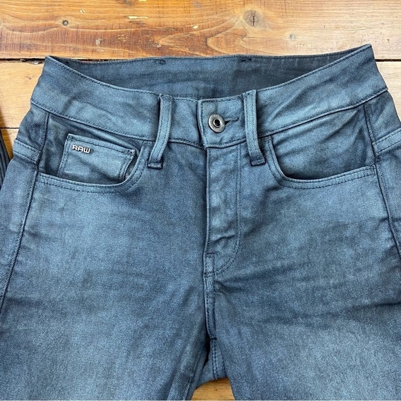 G-STAR Raw jeans Motac Deconstructed 3D mid waist skinny dark grey 24 - Picture 7 of 15